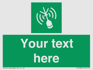 Custom sign safe condition Emergency position beacon